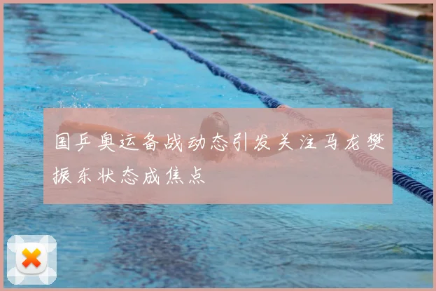 国乒奥运备战动态引发关注马龙樊振东状态成焦点