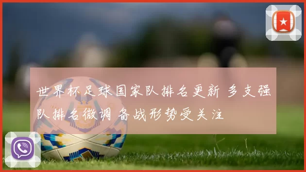 世界杯足球国家队排名更新 多支强队排名微调 备战形势受关注